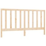 Vidaxl t�te de lit 206x4x100 cm bois massif de pin