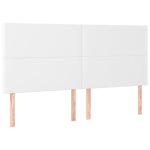 Vidaxl têtes de lit 4 pcs blanc 80x5x78 / 88 cm similicuir Vidaxl têtes de lit 4 pcs blanc 80x5x78 / 88 cm similicuir