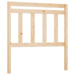 Vidaxl t�te de lit 81x4x100 cm bois massif de pin