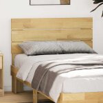 Vidaxl tte de lit 90 cm en bois massif de chne