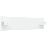 Vidaxl tte de lit avec armoires blanc bois d?ingnierie