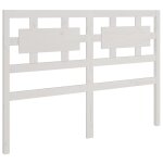 Vidaxl tête de lit blanc 125, 5x4x100 cm bois massif de pin Vidaxl tête de lit blanc 125, 5x4x100 cm bois massif de pin