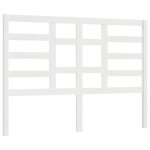Vidaxl t�te de lit blanc 126x4x104 cm bois massif de pin