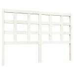 Vidaxl tte de lit blanc 140, 5x4x100 cm bois massif de pin