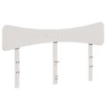 Vidaxl t�te de lit blanc 140 cm bois massif de pin
