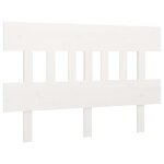 Vidaxl t�te de lit blanc 143, 5x3x81 cm bois massif de pin