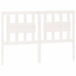 Vidaxl tte de lit blanc 145, 5x4x100 cm bois massif de pin