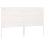 Vidaxl tte de lit blanc 146x4x100 cm bois massif de pin