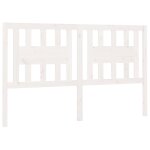Vidaxl tte de lit blanc 146x4x100 cm bois massif de pin