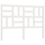 Vidaxl t�te de lit blanc 146x4x104 cm bois massif de pin