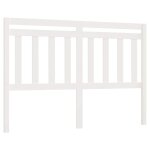 Vidaxl t�te de lit blanc 156x4x100 cm bois massif de pin