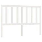 Vidaxl t�te de lit blanc 156x4x100 cm bois massif de pin