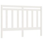 Vidaxl t�te de lit blanc 156x4x100 cm bois massif de pin
