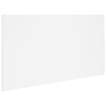 Vidaxl tte de lit blanc 160x1, 5x80 cm bois d'ingnierie