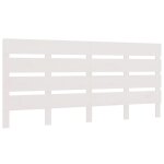 Vidaxl t�te de lit blanc 160x3x80 cm bois massif de pin
