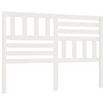 Vidaxl t�te de lit blanc 166x4x100 cm bois massif de pin