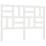 Vidaxl tte de lit blanc 166x4x104 cm bois massif de pin
