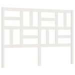 Vidaxl t�te de lit blanc 166x4x104 cm bois massif de pin