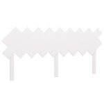 Vidaxl tête de lit blanc 178x3x80, 5 cm bois massif de pin Vidaxl tête de lit blanc 178x3x80, 5 cm bois massif de pin