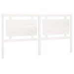 Vidaxl tte de lit blanc 185, 5x4x100 cm bois massif de pin