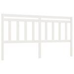 Vidaxl t�te de lit blanc 186x4x100 cm bois massif de pin