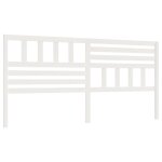 Vidaxl t�te de lit blanc 186x4x100 cm bois massif de pin
