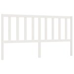 Vidaxl t�te de lit blanc 206x4x100 cm bois massif de pin