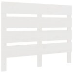 Vidaxl t�te de lit blanc 75x3x80 cm bois massif de pin