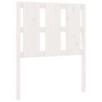 Vidaxl t�te de lit blanc 80, 5x4x100 cm bois massif de pin