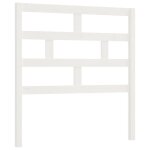 Vidaxl t�te de lit blanc 81x4x100 cm bois massif de pin