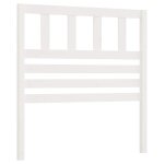 Vidaxl t�te de lit blanc 81x4x100 cm bois massif de pin