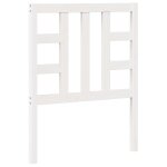 Vidaxl t�te de lit blanc 81x4x100 cm bois massif de pin