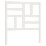 Vidaxl t�te de lit blanc 81x4x104 cm bois massif de pin