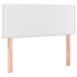 Vidaxl tte de lit blanc 90x5x78 / 88 cm similicuir