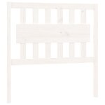 Vidaxl tte de lit blanc 95, 5x4x100 cm bois massif de pin