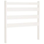 Vidaxl t�te de lit blanc 96x4x100 cm bois massif de pin