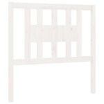 Vidaxl tête de lit blanc 96x4x100 cm bois massif de pin Vidaxl tête de lit blanc 96x4x100 cm bois massif de pin