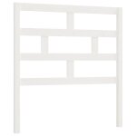Vidaxl tte de lit blanc 96x4x100 cm bois massif de pin