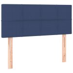 Vidaxl tte de lit bleu 80x5x78 / 88 cm tissu