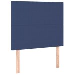 Vidaxl t�te de lit bleu 90x5x118 / 128 cm tissu