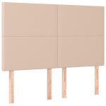 Vidaxl t�te de lit cappuccino 144 x 5 x 118 / 128 cm similicuir