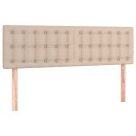 Vidaxl t�tes de lit cappuccino 144x5x78 / 88 cm similicuir