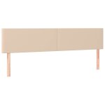 Vidaxl t�tes de lit cappuccino 180x5x78 / 88 cm similicuir