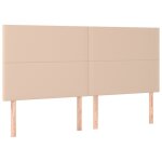 Vidaxl t�te de lit cappuccino 200 x 5 x 118 / 128 cm similicuir