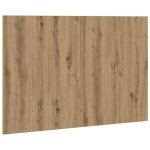 Vidaxl t�te de lit ch�ne artisanal 120x1, 5x80 cm bois d'ing�nierie