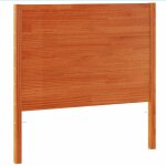 Vidaxl t�te de lit cire marron 100 cm bois massif de pin