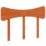 Vidaxl tte de lit cire marron 120 cm bois massif de pin