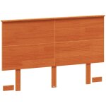 Vidaxl tte de lit cire marron 120 cm bois massif de pin
