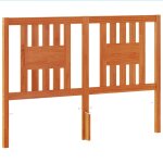 Vidaxl tte de lit cire marron 140 cm bois massif de pin
