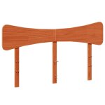 Vidaxl tte de lit cire marron 140 cm bois massif de pin